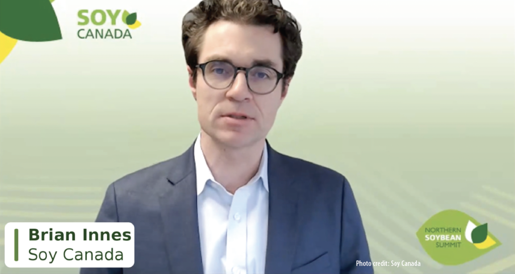 Brian Innes with Soy Canada